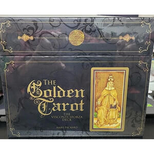 Golden Tarot : The Visconti-Sforza Deck by Mary Packard (2020, Kit)